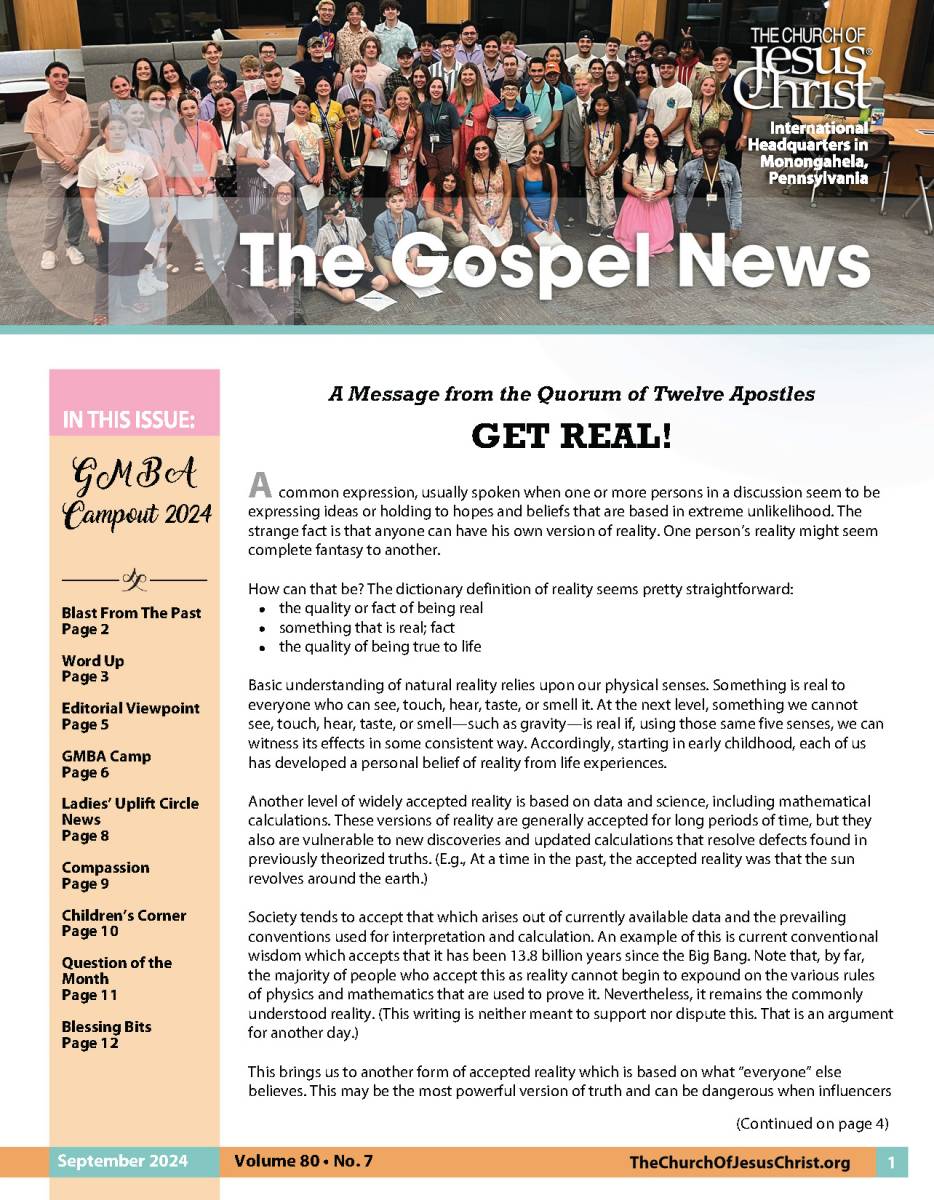 September 2023 Gospel News Cover