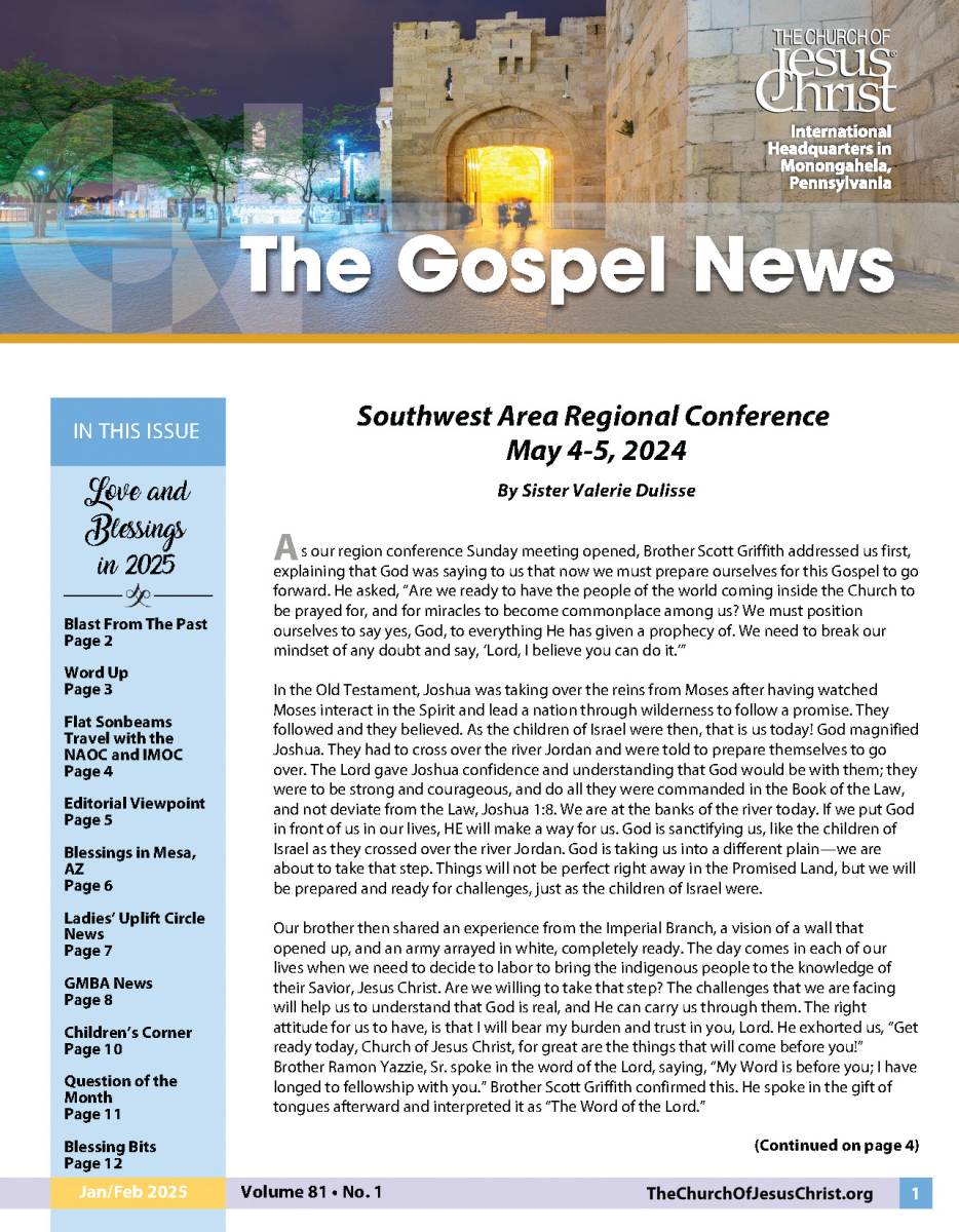 Gospel News January 2024