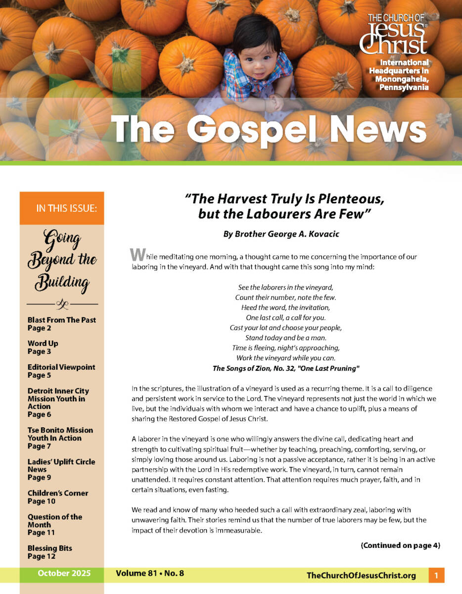 Gospel News October Cover