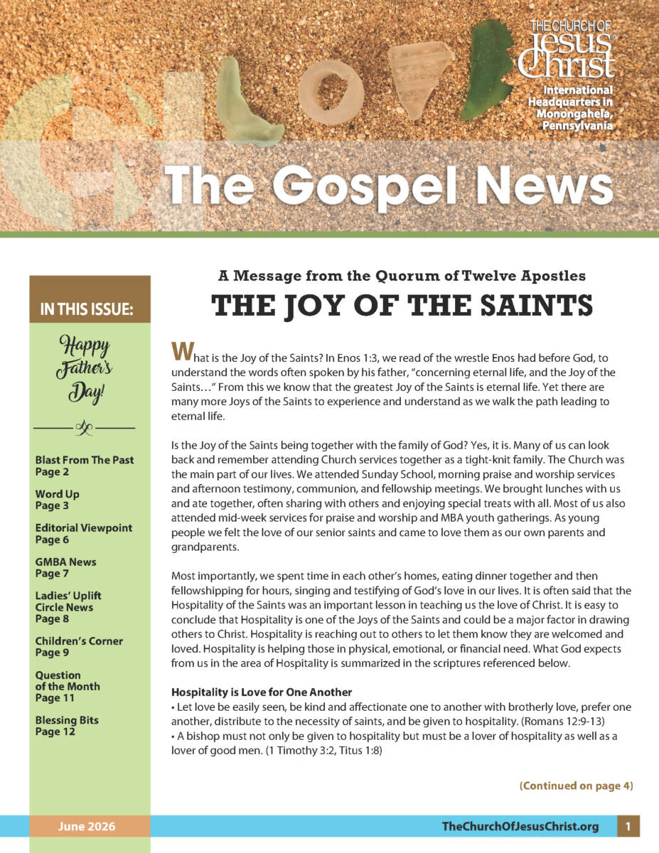 June 2026 Gospel News