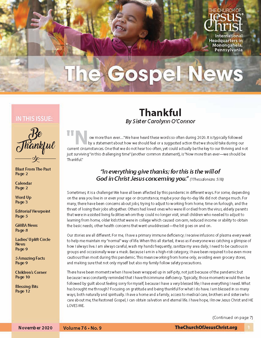January 2020 newsletter cover